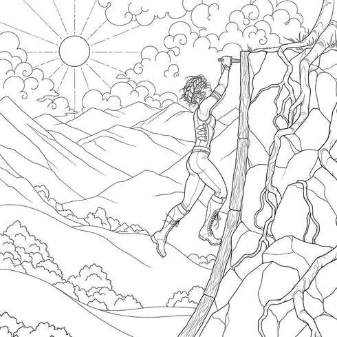 FOURTH WING: THE OFFICIAL COLORING & STICKER BOOK - FENWICK. LYDIA