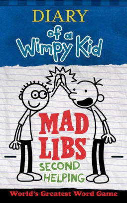 Diary Of A Wimpy Kid Mad Libs:
