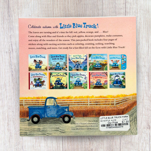 LITTLE BLUE TRUCK FARM STICKER FUN - SCHERTLE. ALICE