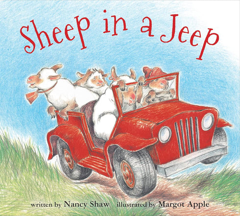 SHEEP IN A JEEP - SHAW. NANCY E.BOARD BOOK
