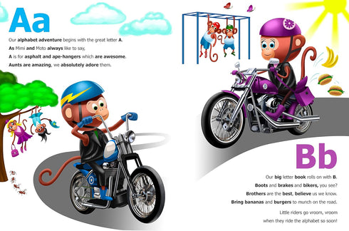 MIMI AND MOTO RIDE THE ALPHABET - AUGUSTYN. MARK CHILDRENS PICTURE