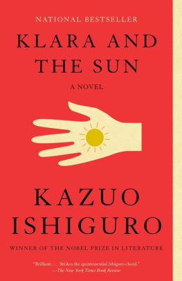 KLARA AND THE SUN - ISHIGURO. KAZUO