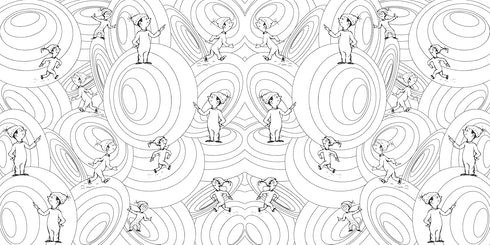 OH THE PLACES YOU'LL GO COLRING BOOK - DR SEUSS