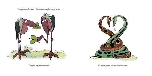 GRUMPY MONKEY VALENTINE GROSS-OUT - LANG. SUZANNE ; LANG. MAX