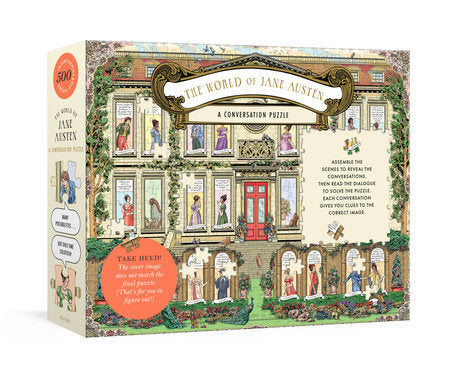 THE WORLD OF JANE AUSTEN 500 PIECE JIGSAW PUZZLE - OAKLEY. JAQUI