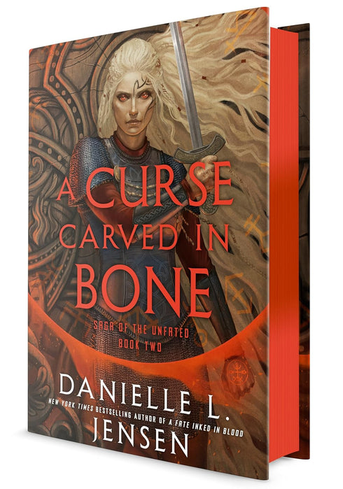 A CURSE CARVED IN BONE (SAGA OF THE UNFATED #2) - JENSEN. DANIELLE L.