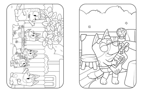 BLUEY: FUN AND GAMES: A COLORING BOOK - PENGUIN YOUNG READERS