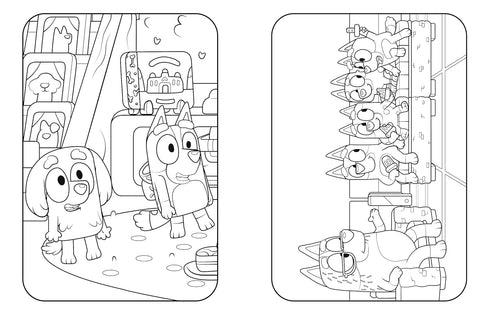 BLUEY: FUN AND GAMES: A COLORING BOOK - PENGUIN YOUNG READERS