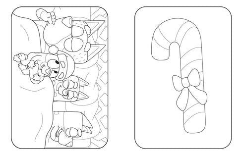 BLUEY: MERRY CHRISTMAS: A COLORING BOOK - PENGUIN YOUNG READERS