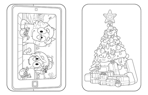 BLUEY: MERRY CHRISTMAS: A COLORING BOOK - PENGUIN YOUNG READERS