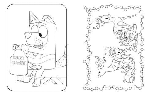 BLUEY: MERRY CHRISTMAS: A COLORING BOOK - PENGUIN YOUNG READERS
