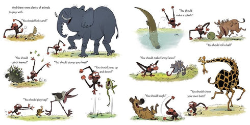 GRUMPY MONKEY PLAY ALL DAY - LANG. SUZANNE & MAX