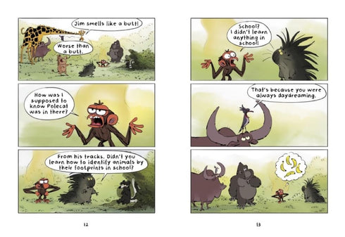 GRUMPY MONKEY SCHOOL STINKS!: A GRAPHIC NOVEL - LANG. SUZANNE & MAX