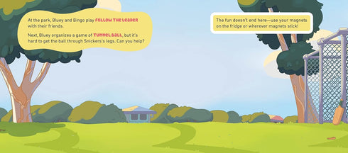 BLUEY: LET'S PLAY OUTSIDE!: A MAGNET BOOK - PENGUIN YOUNG READERS