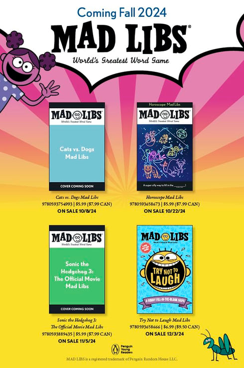 CATS VS. DOGS MAD LIBS - MONACO. JACK