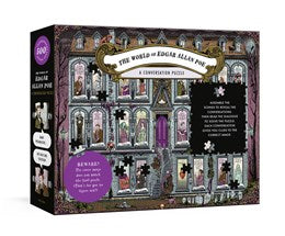 THE WORLD OF EDGAR ALLAN POE 500 PIECE JIGSAW PUZZLE - OAKLEY. JAQUI