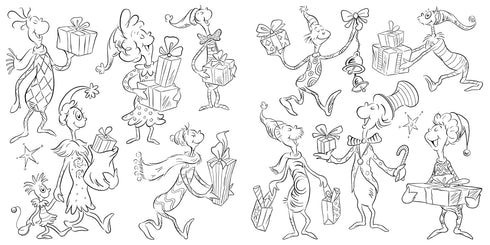 HOW THE GRINCH STOLE CHRISTMAS! COLORING BOOK - RANDOM HOUSE