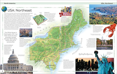 CHILDREN'S ILLUSTRATED WORLD ATLAS - DK