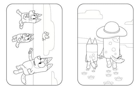 BLUEY: AT THE BEACH: A COLORING BOOK - PENGUIN YOUNG READERS