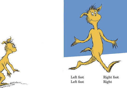 THE FOOT BOOK: A WACKY BOOK OF OPPOSITES - DR. SEUSS