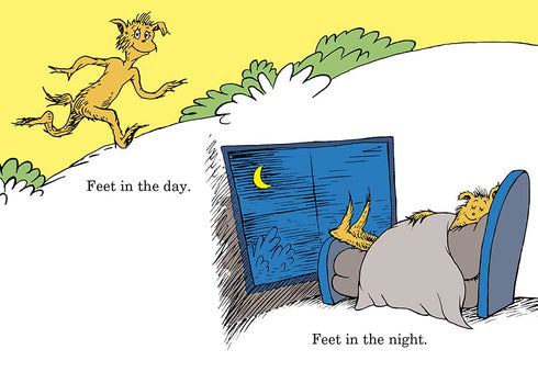 THE FOOT BOOK: A WACKY BOOK OF OPPOSITES - DR. SEUSS