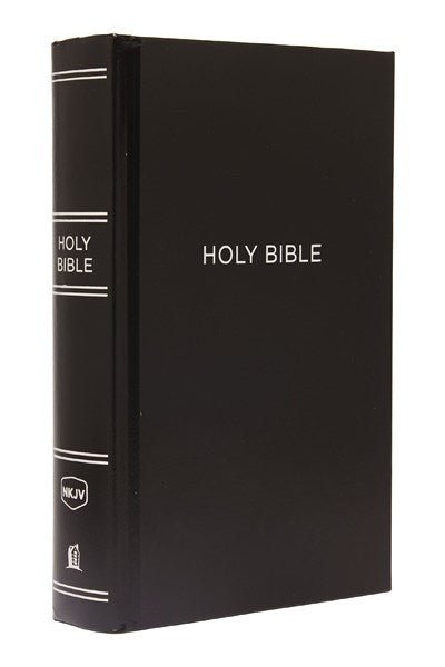 NKJV, PEW BIBLE, LARGE PRINT, HARDCOVER, BLACK, RED LETTER EDITION