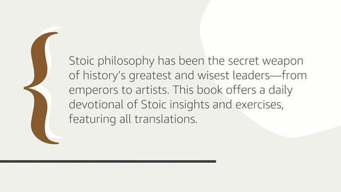 THE DAILY STOIC - HOLIDAY. RYAN ; HANSELMAN. STEPHEN