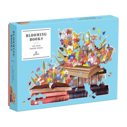 BLOOMING BOOKS 750 PIECE SHAPED PUZZLE - GALISON ; GILES. BEN