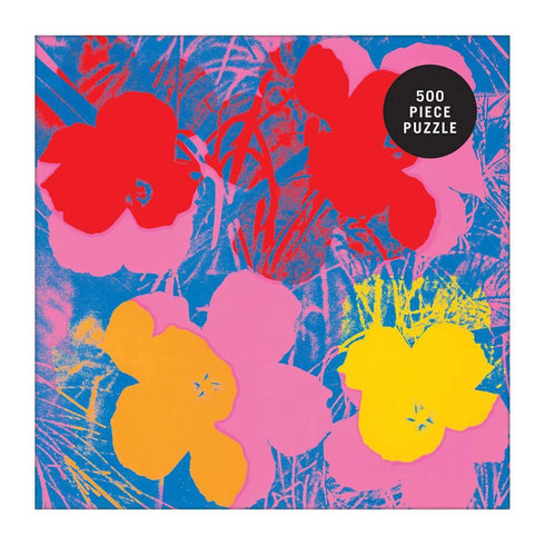 ANDY WARHOL FLOWERS 500 PIECE JIGSAW PUZZLE - MCMENEMY. SARAH