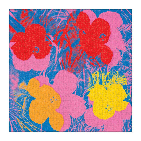 ANDY WARHOL FLOWERS 500 PIECE JIGSAW PUZZLE - MCMENEMY. SARAH