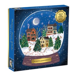 WINTER SNOW GLOBE 500 PIECE JIGSAW PUZZLE - LA FORME. JOY