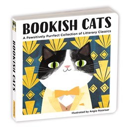 BOOKISH CATS BOARD BOOK - ROZELAAR. ANGIE