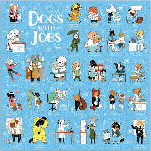 DOGS WITH JOBS 500 PIECE PUZZLE - GALISON