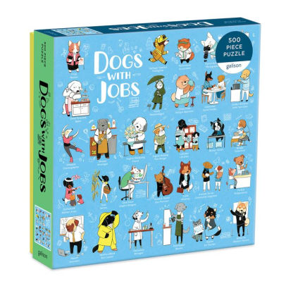DOGS WITH JOBS 500 PIECE PUZZLE - GALISON