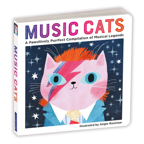 MUSIC CATS BOARD BOOK - ROZELAAR. ANGIE