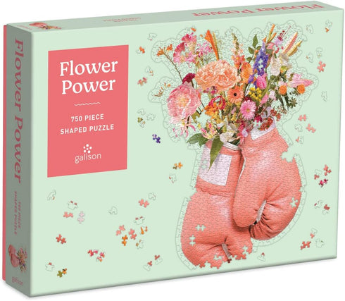 FLOWER POWER 750 PIECE SHAPED JIGSAW PUZZLE - FUENTES. PAUL