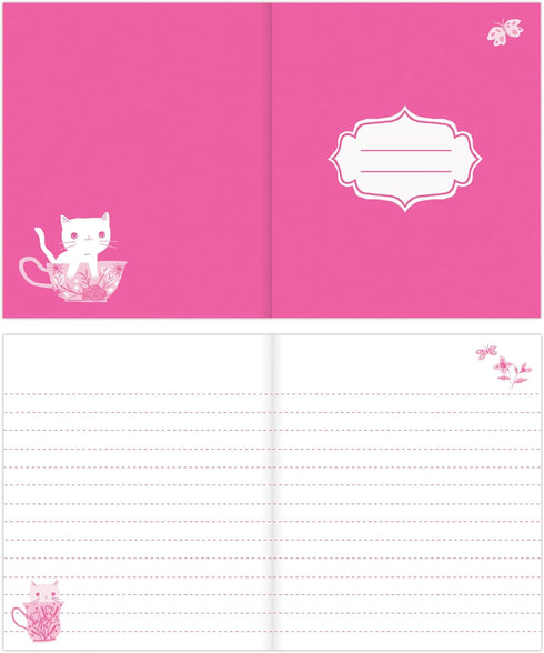 TEACUP KITTENS LOCKED DIARY
