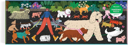 DOG WALK 1000 PIECE PANORAMIC JIGSAW PUZZLE - CHUNG. HYE JIN