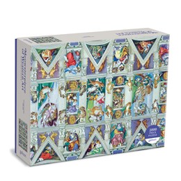 SISTINE CHAPEL CEILING MEOWSTERPIECES 2000 PIECE JIGSAW PUZZLE - HERBERT. SUSAN