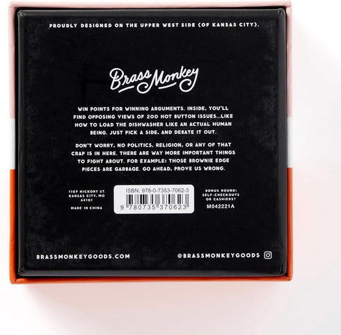 DEBATALBE SOCIAL GAME SET - BRASS MONKEY