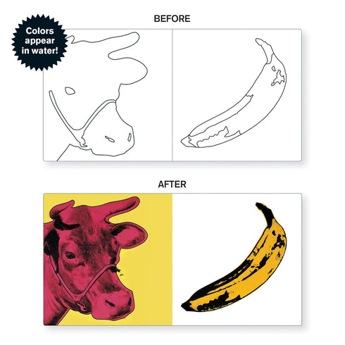 ANDY WARHOL COLOR MAGIC BATH BOOK - MUDPUPPY; WARHOL. ANDY