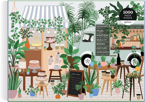 PLANT CAFE 1000 PIECE PUZZLE - GALISON MUDPUPPY