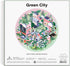 GREEN CITY 1000 PIECE ROUND JIGSAW PUZZLE - ROBERTSON. BETHANY