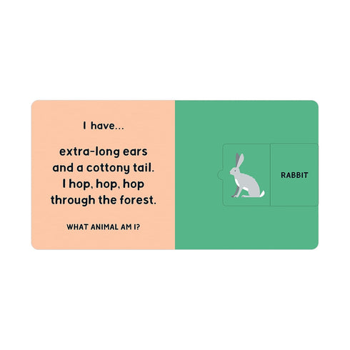 FOREST TRACKS: WHAT ANIMAL AM I? LIFT-THE-FLAP BOARD BOOK - ALICE. HANNAH