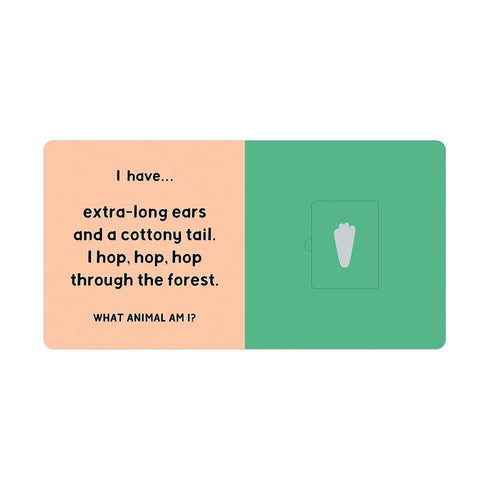 FOREST TRACKS: WHAT ANIMAL AM I? LIFT-THE-FLAP BOARD BOOK - ALICE. HANNAH