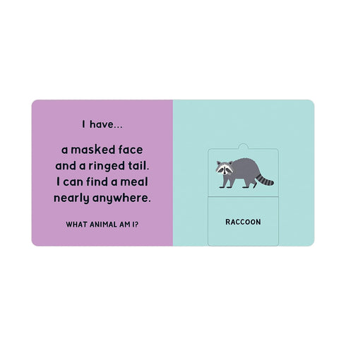 FOREST TRACKS: WHAT ANIMAL AM I? LIFT-THE-FLAP BOARD BOOK - ALICE. HANNAH