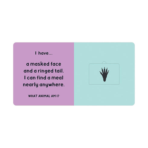 FOREST TRACKS: WHAT ANIMAL AM I? LIFT-THE-FLAP BOARD BOOK - ALICE. HANNAH