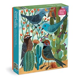DESERT AVIAN FRIENDS 1000 PIECE JIGSAW PUZZLE - ZLATKIS. GENINNE