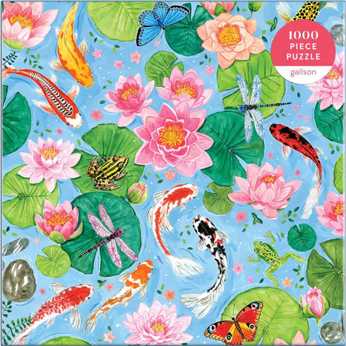 BY THE KOI POND 1000 PIECE JIGSAW PUZZLE - SHAW. CATHERINE