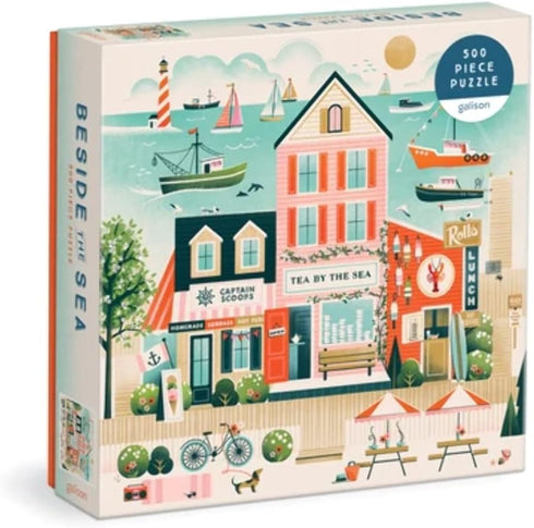 BESIDE THE SEA 500 PIECE JIGSAW PUZZLE - MOYER. LAURA